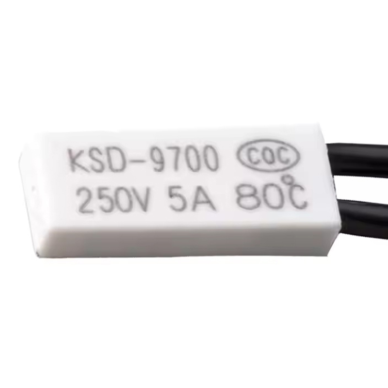 KSD9700 حامي درجة حرارة التبديل الحراري القابل لإعادة التوصيل